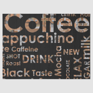 Mooie Coffee Espresso Cappucino Kitchen Drink Tissuepapier