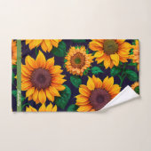 Mooie Collectie voor zonnebloemen Bad Handdoek (Handdoek)