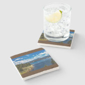 Mooie Colorado Scenery Stone Onderzetter (Zijkant)