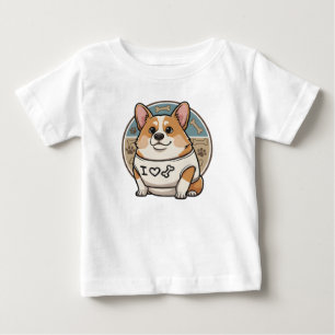 Mooie Corgi “Ik Hou van Botten” Shirt