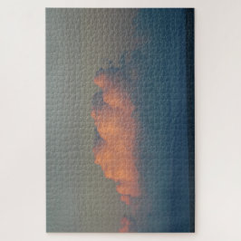 Mooie cumulonimbuswolken bij zonsondergang op Hawa Legpuzzel