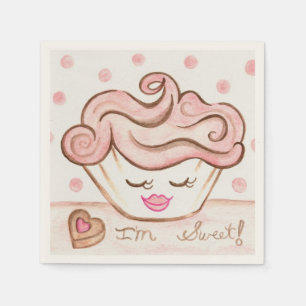 Mooie Cupcake Servetten