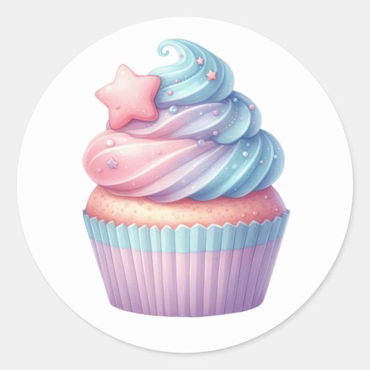 Mooie Cupcake Stickers (Voorkant)