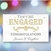 Mooie Custom verloving banner