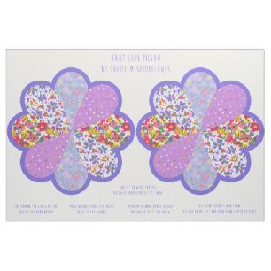 Mooie Cut en Naai Boho Quilt Stijl Bloemenset Stof