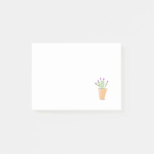 Mooie Cute Potplant Post-it® Notes (Voorkant)