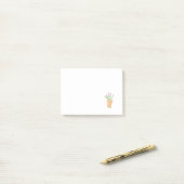 Mooie Cute Potplant Post-it® Notes (Op bureau)