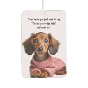 Mooie Dachshund Luchtverfrisser