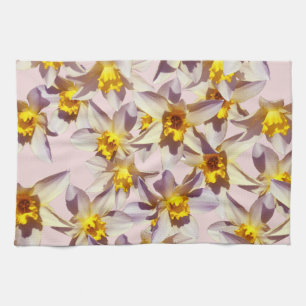 Mooie Daffodils Bloemen Theedoek