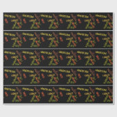 Mooie dag beter 's nachts mooi tekstontwerp cadeaupapier (Vlak)