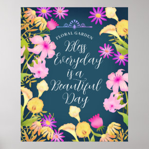 Mooie Dag Blauw Poster