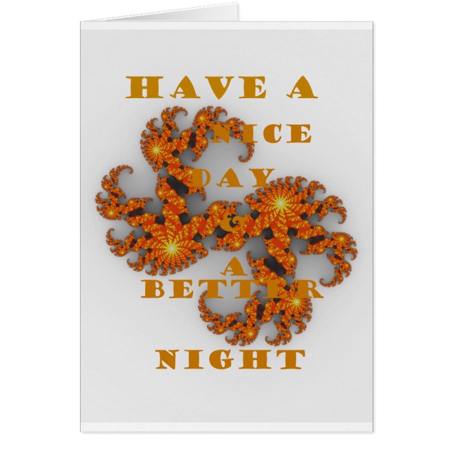 Mooie dag en een betere nacht (Voorkant)