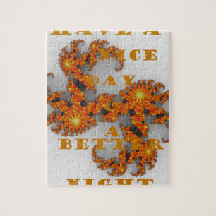 Mooie dag en een betere nacht legpuzzel