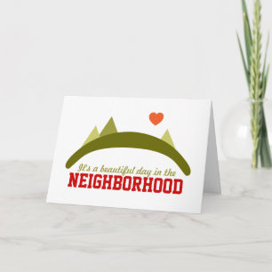 Mooie Dag in de Buurt Feestdagen Kaart