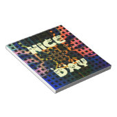 Mooie dag notitieblok (Schuin)