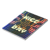 Mooie dag notitieblok (Gedraaid)