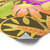 Mooie Dag Olijf Groen Poster (Hoek)