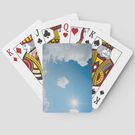 mooie dag pokerkaarten (Achterkant)