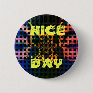 Mooie dag ronde button 5,7 cm