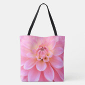 Mooie Dahlia (closeup) Tote Bag (Achterkant)