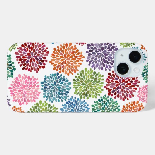 Mooie Dahlia Flowers Iphone Case Mate (Achterkant (horizontaal))