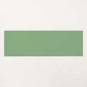 Mooie Daisy Flowers op Olive Green Yogamat (Achterkant (horizontaal))