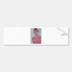 Mooie dame 3.JPG Bumpersticker
