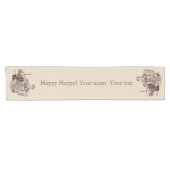 Mooie dame drink thee korte tafelloper (Horizontaal)