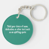 Mooie dame in Art Nouveau-stijl uit de jaren 20 - Sleutelhanger (Achterkant)