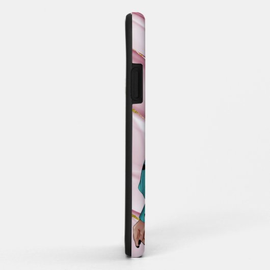 Mooie dame iPhone/iPad-draagtas Case-Mate iPhone Case (Achterkant/rechts)