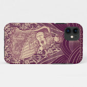 Mooie dame met gitaar Case-Mate iPhone case (Achterkant (horizontaal))