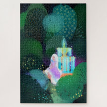 Mooie dame op de Garden-fontein