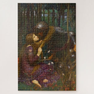 Mooie dame zonder medelijden legpuzzel