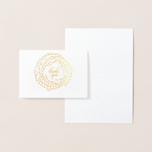 Mooie dank u kaarten krans ontwerp (Display)