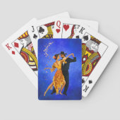 Mooie dansende combinatiesekaarten pokerkaarten (Achterkant)