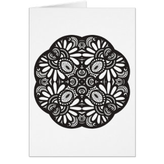 Mooie deco Black Square Doodle