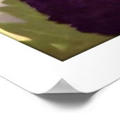 mooie deco-dame met roos poster (Hoek)