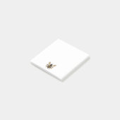 Mooie decoratieve bij bloem post-it® notes (Schuin)