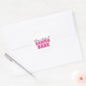 Mooie Deense baby Ronde Sticker (Envelop)