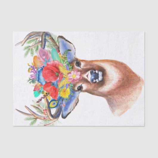 Mooie Deer Tissuepapier (Voorkant)