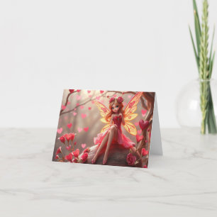 Mooie delicate romantische fee Kaart