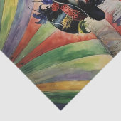 Mooie Demon Ring Leader Vrouw Decoupage Papier (Detail)