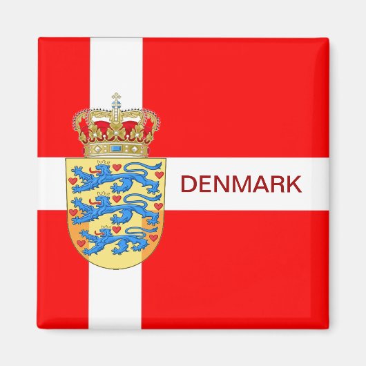 Mooie Denemarken Magnet! Magneet (Voorkant)