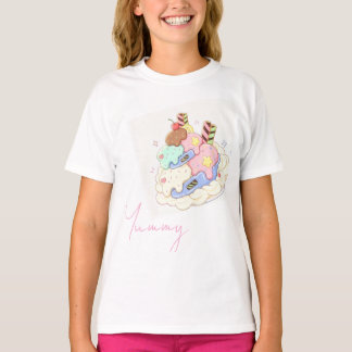 Mooie dessert Illustraties Boodschappentas T-shirt