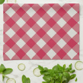 Mooie diamant gingham patroon theedoek (Gevouwen)