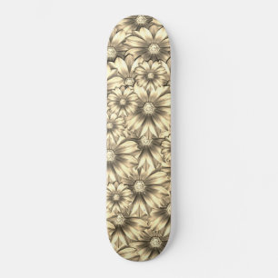 Mooie Diamond Flowers - Skateboard