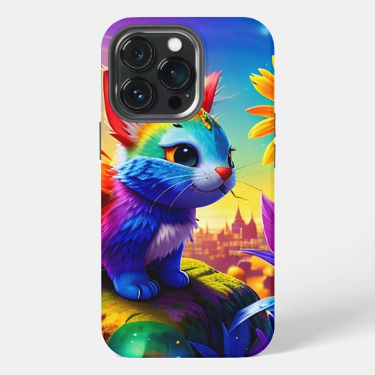 Mooie Dier Drie iPhone Hoesje (Achterkant)