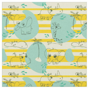 Mooie dieren die spelen met water 2 stof