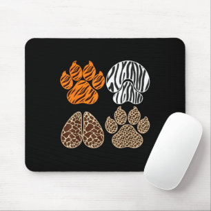 Mooie Dieren Dierprint Ontwerp Schattige Wilde Die Muismat