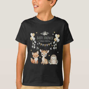 Mooie Dieren uit het Bos Baby Borrel Vos, Hert T-shirt